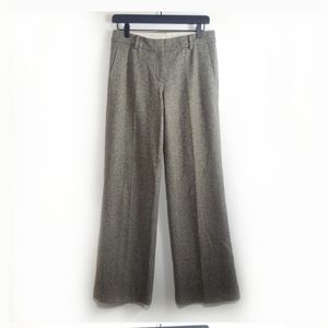 THEORY Tweed Pleated trouser pants size 6